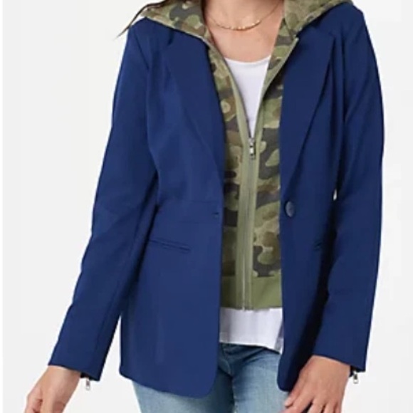 Peace Love World Jackets & Blazers - Peace Love World Ponte Blazer with Two Inserts